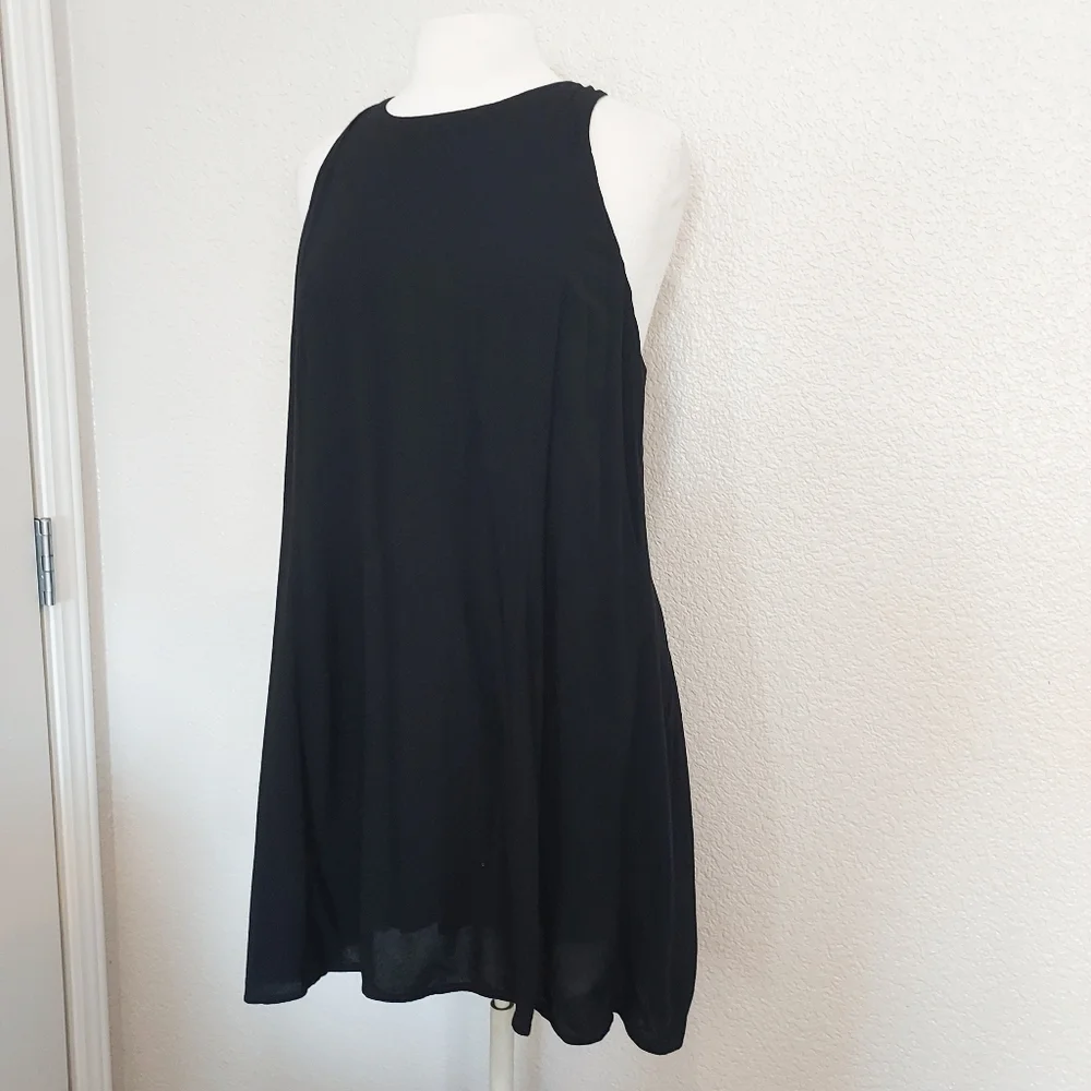 Bella Lux Black Comfy Tent Dress Size Large - Picture 4 of 13